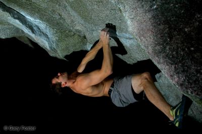 Tatonka
Route: Tatonka
Location: Grand Wall Boulders
Grade: V8
Climber: Rich Kupskay
Photo Credit: Gary Foster
